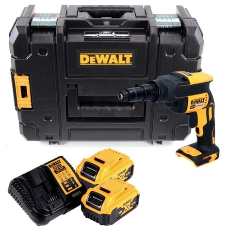 Perceuse visseuse 18 Volts 5 AH professionnelle Dewalt en coffret avec 2  batteries et un chargeur universel