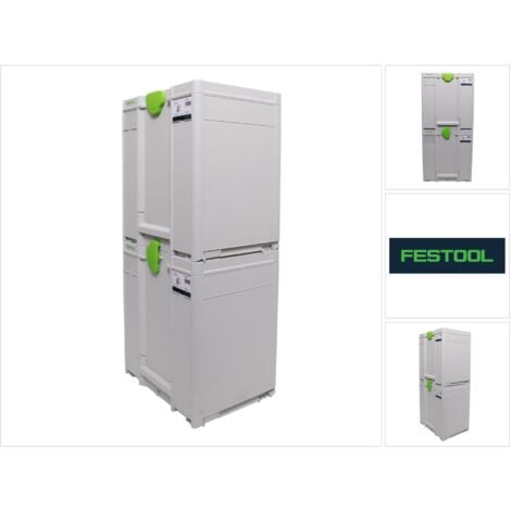 Festool SYS3 M 337 Set de Coffrets Systainer - 396 x 296 x 437 mm - 43,1 l (2x 204845)