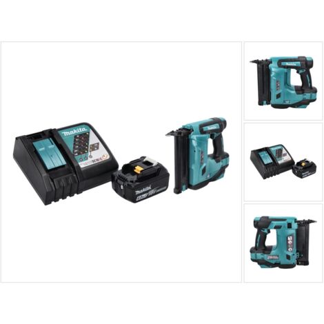 Makita DBN 500 RG1 Cloueuse sans fil 18 V - 15-50 mm + 1x Batterie 6,0 Ah + Chargeur (1/5)