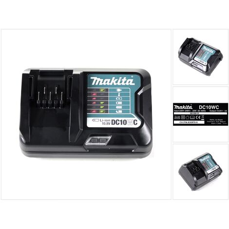 Makita DC 10 WC 10,8 V Chargeur pour batteries Li-Ion ( 197334-1 ) (1/5)