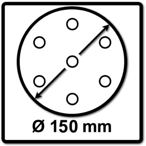Disque abrasif Granat STF ponceuse orbitale excentrique Ø 150 mm 40 10