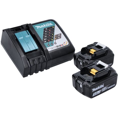Makita DFN 350 RT Cloueur sans fil 15 - 35mm 18V + 2x Batteries 5,0 Ah + Chargeur