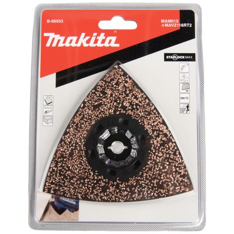 Accessoire Ponceuse Starlock MAKITA B-65109 CUCHILLA DE LIMPIEZA HM 32 STARLOCK Feuille Ponçage 32x50 Mm