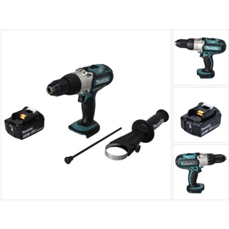 Makita DHP 451 F1 Perceuse-visseuse à percussion sans fil 80 Nm 18V + 1x Batterie 3,0 Ah - sans chargeur (1/5)