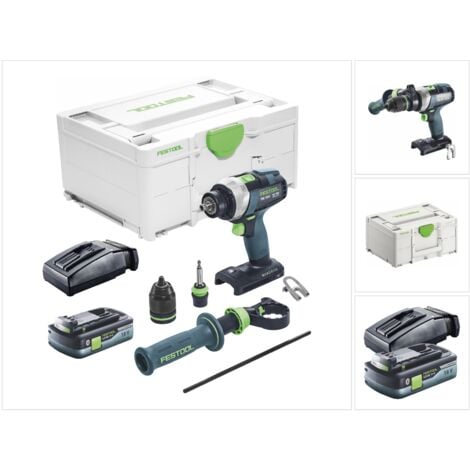 Festool TDC 18/4 I-Basic Perceuse-visseuse sans fil 18 V 75 Nm Brushless + 1x batterie 4,0 Ah + chargeur + Systainer