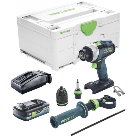 Festool TDC 18/4 I-Basic Perceuse-visseuse sans fil 18 V 75 Nm Brushless + 1x batterie 4,0 Ah + chargeur + Systainer