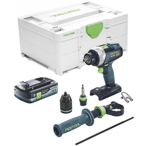 Festool TDC 18/4 I-Basic Perceuse-visseuse sans fil 18 V 75 Nm Brushless + 1x batterie 4,0 Ah + Systainer - sans chargeur