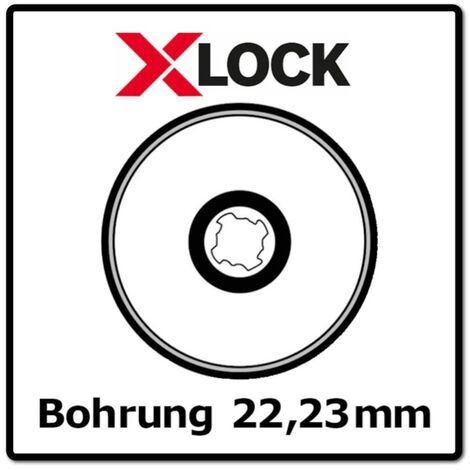 Bosch Expert X-LOCK Disque à tronçonner diamant pour métal, 125 x 22,23 mm pour meuleuse d'angle X-LOCK, 2 pcs. (2x 2608900533)
