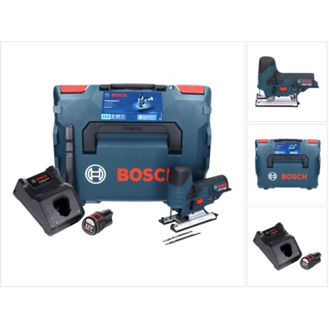 Bosch – Scie sauteuse sans fil 12V – 1,5 kg – Profondeur de coupe 70 mm – Moteur à 2800 tr/min – Avec batterie 3 Ah et chargeur rapide - 12V-70 (1/7)