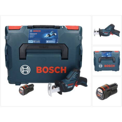 Bosch – Scie sabre sans fil 12V – 1,2 kg – Profondeur de coupe 65 mm dans le bois – Moteur ECP pour protection batterie – L-Boxx inclus - 12V-14