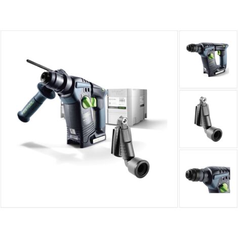Festool  BHC 18 Li Basic Perforateur sans fil avec boîtier Systainer - sans Batterie, ni Chargeur ( 574723 ) + Buse pour poussière de perçage D 27 BSD ( 500483 )