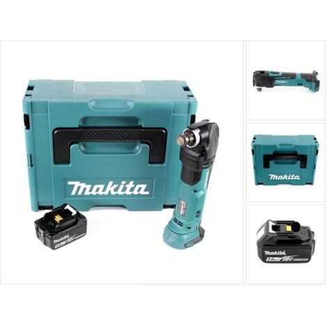 Makita DTM 51 T1J 18V Li-Ion Découpeur-ponceur multifonctions sans fil avec boîtier Makpac + 1x Batterie BL 1850 18V - 5,0 Ah Li-Ion - sans Chargeur (1/5)