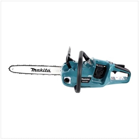 Makita DUC 353 PT2 Tronçonneuse à chaîne sans fil 36V ( 2x18V ) Brushless 35 cm + 2x 5,0 Ah batterie + chargeur double