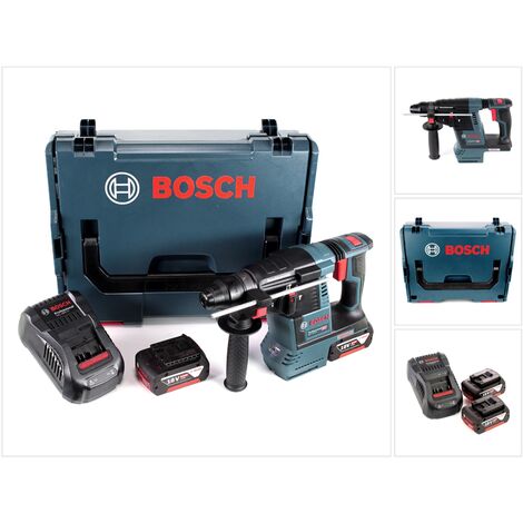 Bosch GBH 18V-26 Marteau perforateur sans fil 18V 2,6J brushless SDS-Plus + 2x batterie 5,0Ah + chargeur + L-Boxx (1/5)