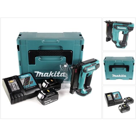 Makita DPT 353 RTJ Pinceuse sans fil 18 V Li-Ion en Makpac + 2 x 5,0 Ah batterie + chargeur (1/5)