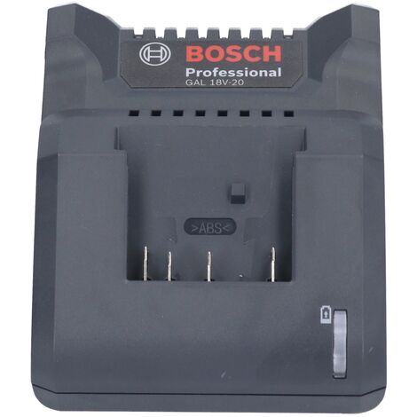 Bosch GAL 18V-20 Chargeur 10,8 - 18V - 2A + 4x Batteries GBA 18V - 2,0Ah (1600Z00036) (2607226281)
