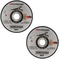 Lot De 25 Disques à Tronçonner MANTIS 125x22,23x1 Mm - Pour Meuleuse D'angle - Coupe Acier, Inox, Métal - Qualité Professionnelle