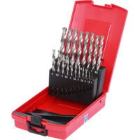 Coffret de forets étagés HSS TiN, en box PVC, 19 pcs 1-10mm