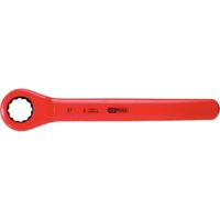Clé polygonale à cliquet avec revêtement isolant, 13 mm