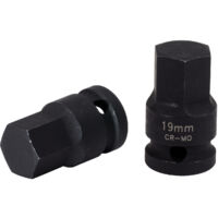 KS Tools - Douille tournevis à chocs 6 pans 1/2'', 19 mm - 150.1710