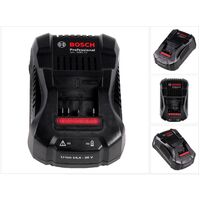 Bosch – Chargeur rapide 14,4 - 36 V pour batterie Li-Ion – Courant de charge 8 A – Charge 80% en 25 min – Système de refroidissement intégré