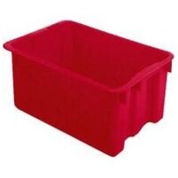 LA-KA-PE conteneur de stockage rotatif PP rouge - LB60/40 ROT