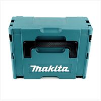 Makita DHP 484 RYJ 18V Brushless Li-Ion Perceuse visseuse à percussion sans fil avec boîtier Makpac + 2x Batteries BL 1820 2,0 Ah Chargeur DC18RC