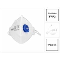 Dräger X-plore 1730 V FFP3 NR D Masques de protection respiratoire - 2 pièces FFP3 filtrant les particules taille universelle avec respirateur à valve CoolMAX