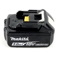 Makita DHP 483 T1J Perceuse-visseuse à percussion sans fil 18 V 40 Nm + 1x Batterie 5.0 Ah + Coffret Makpac - sans chargeur