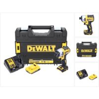 DeWalt DCF 887 Visseuse à Chocs sans fil 18 V brushless avec Mandrin de 1/4" + boîtier TStak + 1x Batterie 2 Ah + Chargeur