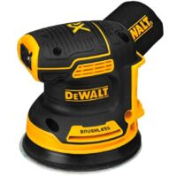 Dewalt – Ponceuse orbitale sans fil 18V 125 mm – Moteur Brushless – Vitesse 8000-12000 tr/min – Pour bois dur et teck