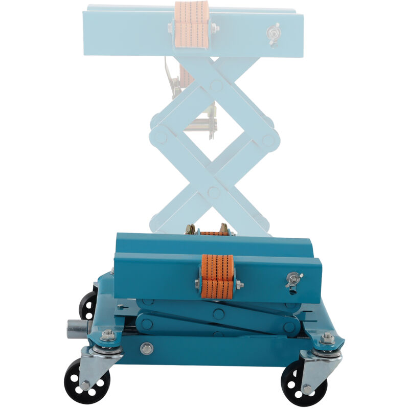 Rangierhilfen Rangierer Wagenheber mechanisch 560kg Auto Blau 2x BITUXX