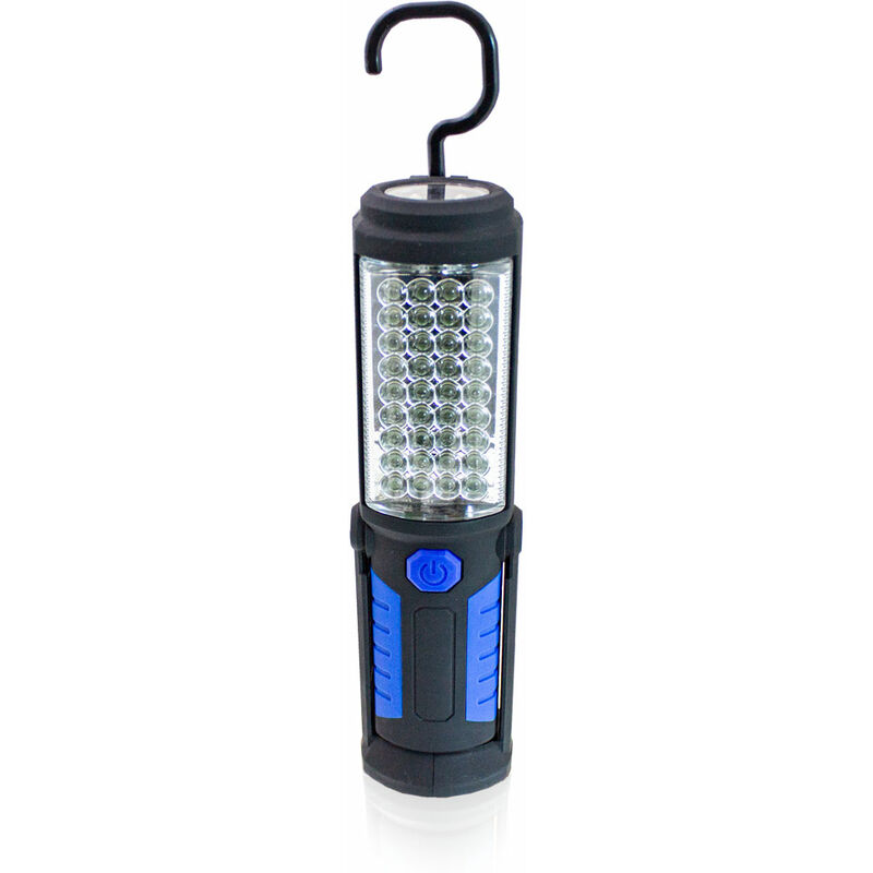 KEL Werkstattlampe - Arbeitsleuchte LED mit Haken, Magnetische Stablampe,  Inspektionsleuchten für Auto Reparatur - Arbeitslampe mit 3xAAA - Handlampe  2W (1 Stück) : : Baumarkt