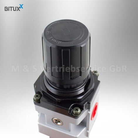 Bituxx Druckluft Wartungseinheit 1/2 Druckminderer Wasserabscheider Öler  Filter