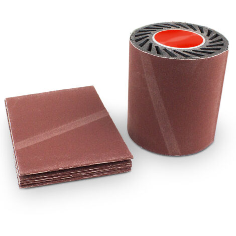 5x Schleifband Schleifpapier 400, 100x284mm zu Satiniermaschine Expansionswalzen