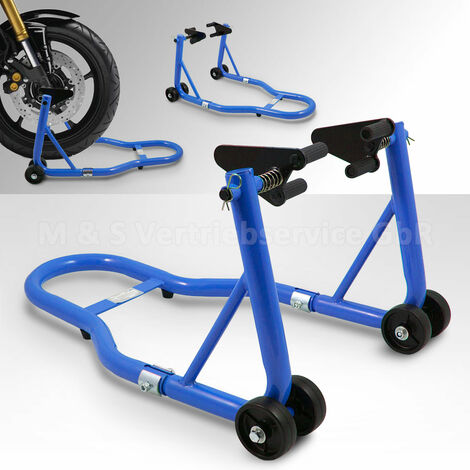 SEFIS M20 Motorradständer Set - Vorder- Und Hinterradheber Klappbar Bis 400kg