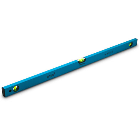 Bituxx Wasserwaage magnetisch Magnetwasserwaage Wasserwage Richtwaage Messwaage Bauwaage 3 Libellen Aluminium 100cm