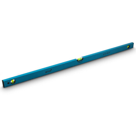 Bituxx Wasserwaage magnetisch Magnetwasserwaage Wasserwage Richtwaage Messwaage Bauwaage 3 Libellen Aluminium 120cm