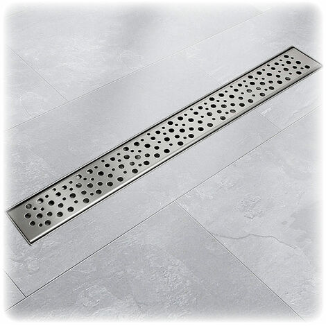 130cm Edelstahl Duschrinnen Ablaufrinnen Bodenablauf Duschrinne Duschablauf Tropfen