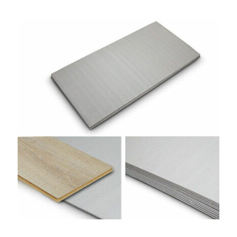 XPS Trittschalldämmung 3mm 10m² Fußboden Dämmung Unterlage Laminat Parkett Grau