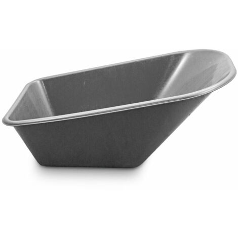 Produktbild von Bituxx Ersatz-Mulde Für Schubkarren – Verzinkter Stahl, 100 Liter Fassungsvermögen, Passend Für Bauschubkarren, 88 X 59 X 31 Cm