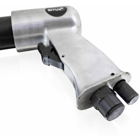 Cocoarm Nadelentroster Für Druckluft – 19 Nadeln, 3000 Schläge/min, 35 Cm, Zum Entrosten & Entlacken, Inkl. Pistolengriff Pistolengriff Entroster