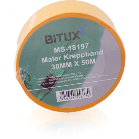 18x 50M Profi Maler Kreppband Goldband Abdeckband Klebeband 38 mm
