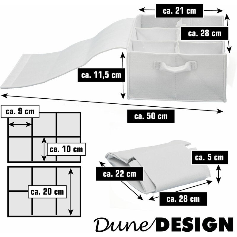 DuneDesign Porte Assiette Camping-Car pour 8 Assiettes