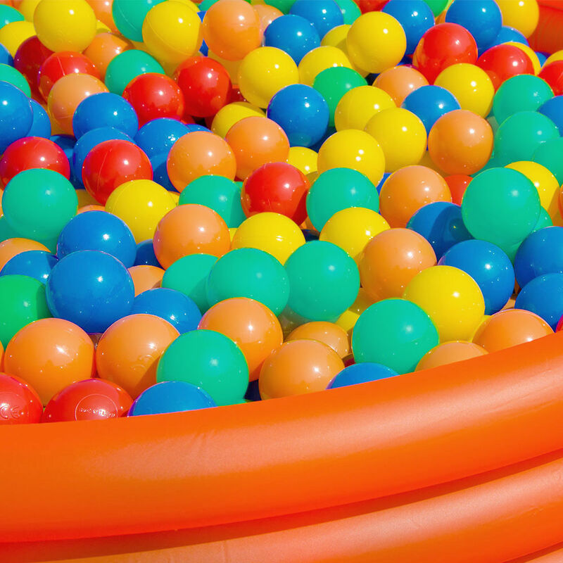 1000 Boules diamètre Ø7cm petites Balles en plastique multicolore