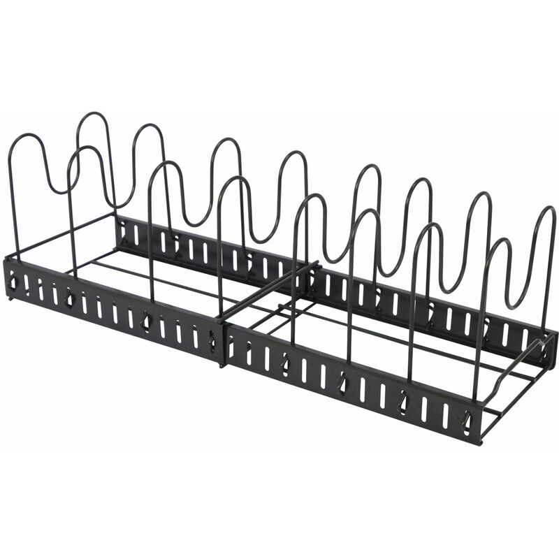 MAKLIK Organisateur de casseroles et Pan - 8 Planches - Rangement de  couvercle de