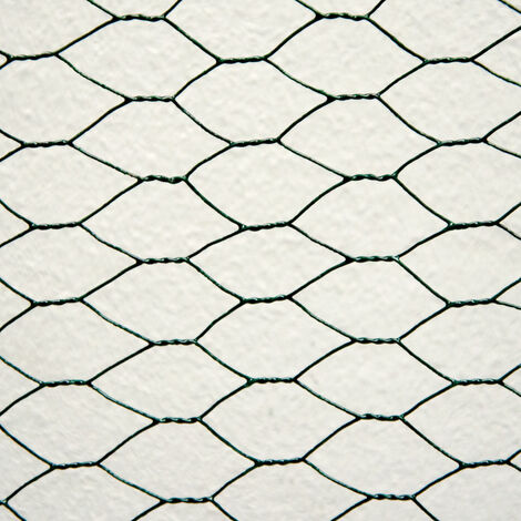 Grillage Métallique pour Cloture, Maillage Hexagonal : 13x13mm, Longueur  25m, Hauteur 100cm