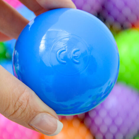 Boules colorées 6cm couleurs pastel 100