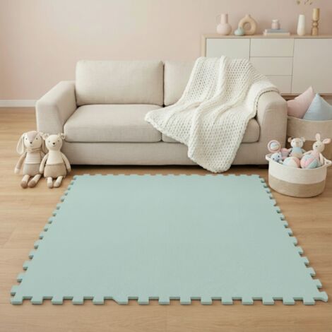 Tapis Puzzle Mousse EVA Antrect - 18 Pièces 30x30x1,2 Cm - 1,62 M² - Sol Souple Et Sûr Pour Bébé - Multicolore