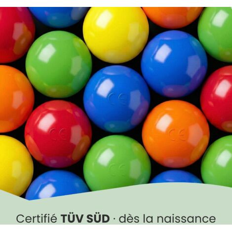 400 Balles Piscine Bébé 7cm Balles Plastique Colorées pour Enfant Jeu Intérieur (1/5)